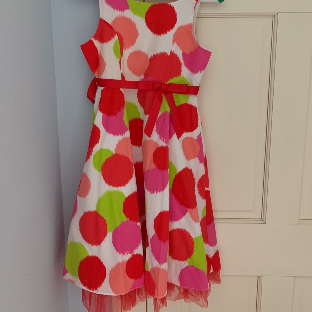 Rare Editions girls’ size 12 polka dot dress
